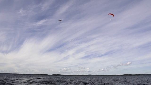 Paramotor flight to The Valaam Monastery - 45 km over water (with Subtitles)