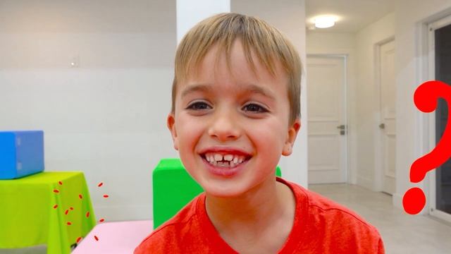 Влад и Ники играют мультик