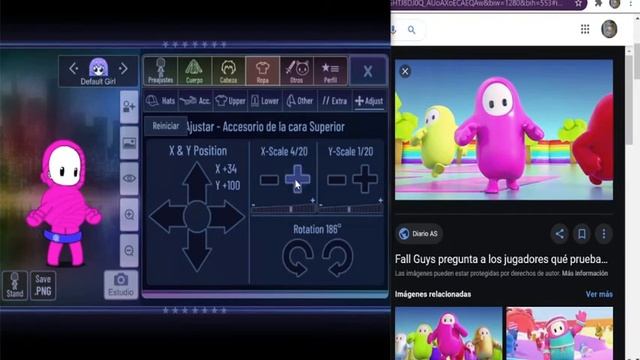Como hacer a el Pink Skin de Fall Guys en Gacha Club