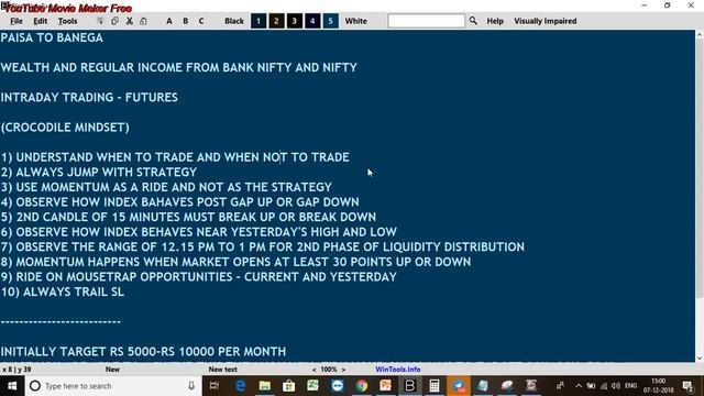 Wealth & Regular income from Bank Nifty and Nifty Futures  - Intraday Trading - Paisa To Banega