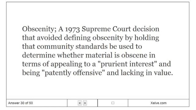 Introduction To U.S. History - 4. Landmark Supreme Court Cases - Flashcards