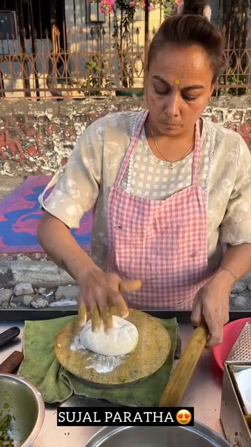 SUJAL PARATHA 😍 | Indian street food #shorts