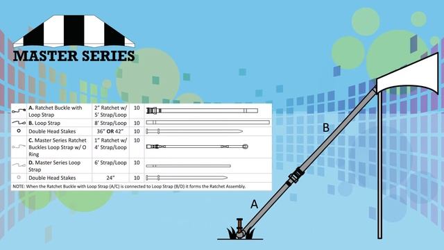 Master Series Tents and Ratchet Straps