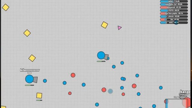 Первое видео про diep.io