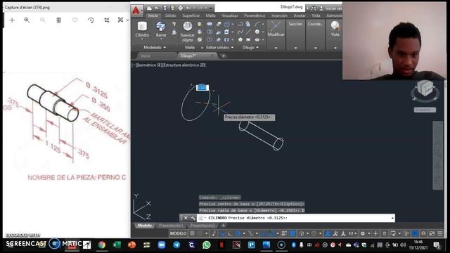 PROYECTO 3. ABRAZADERA DE SUJECCION DE ACCION RAPIDA . PERNO C