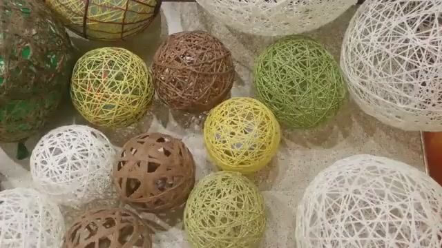 КАК СДЕЛАТЬ ШАРЫ из ниток. DIY .Очень прочные.Своими руками.Сухая намотка. DIY.Balls of thread