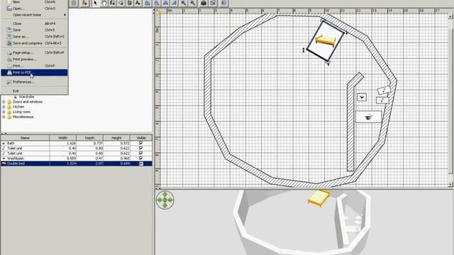 comparison between sketchup7 and sweethome3D.avi