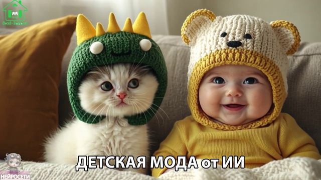 Мода для маленьких детей от ИИ (201) Для настроения и вдохновения 👶🏻❣️🤗