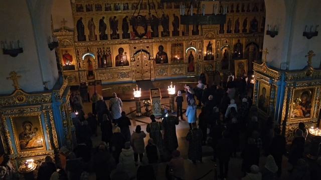 Великое повечерие в Георгиевском кафедральном соборе (фрагменты), март 2025