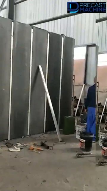 How to run ALC wall panel EPS wall panel Partition wall concrete wall panel installation machine