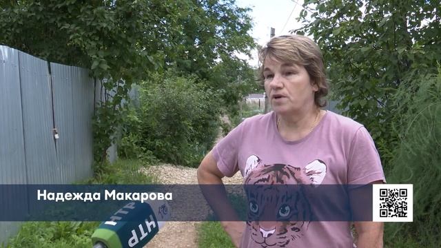 В одном из дачных массивов СНТ «Шинник» насыпанный на горке щебень создаёт опасную ситуацию