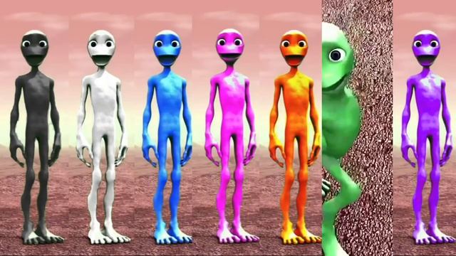 Dame Tu Cosita Дама ту косита Танцующий инопланетянин Зеленый человек танцует амакасито dance song!