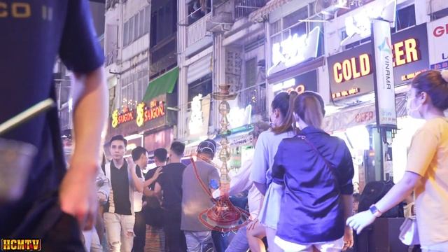 [Saigon nightlife] Honda Girls in Bui Vien Street Vietnam / ベトナム ホンダガール ブイビエン通り ホーチミン市