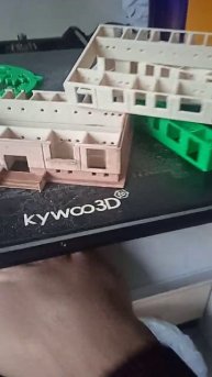 Kywoo 3d max. Printed multi-storey building. #kywoo3d