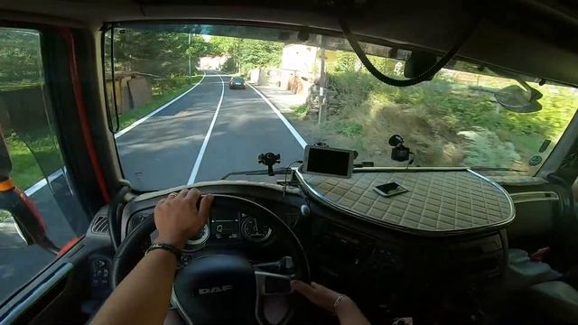 POV TRUCK DRIVING DAF XF 480 #6 | IN CZECH REPUPLIC 🇨🇿