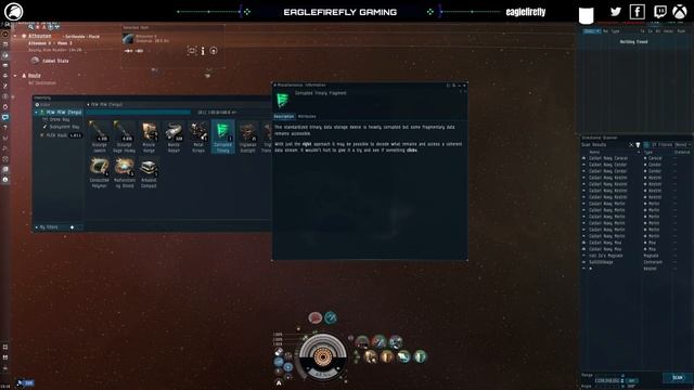 EVE Online Narrative Arc Decoded Fragment