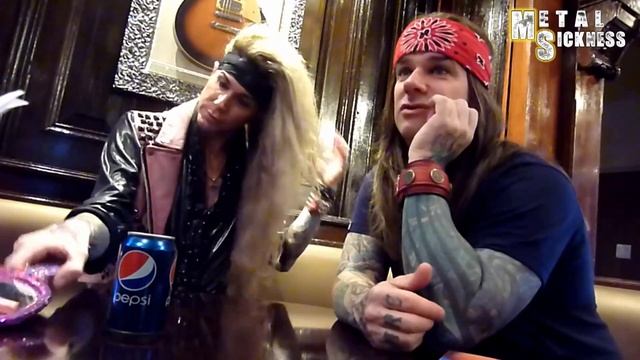 Steel Panther interview (Stix & Lexxi) @ Paris (30/01/2014) part. 1