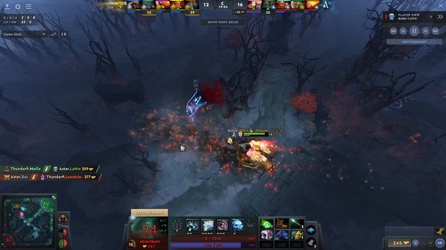 LaNm - Lich | Team Aster vs Thunder Predator  (game 1) BO2 | The International 2021