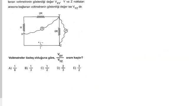 FİZİK  TYT AYT ELEKTRİK AKIMI  SORU ÇÖZÜMÜ 1 DERYA HOCA FİZİK KÜPÜ + PDF #fizik #elektrik #ayt