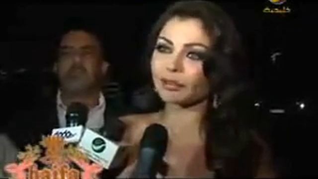 Haifa Wehbe On Rotana Khalijya Interview 2011 - YouTube 014