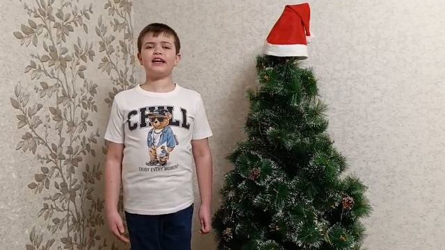 Аншуков Семён 3 класс "Santa’s feeling sick" by Kenn Nesbitt. Конкурс "The pink of perfection"