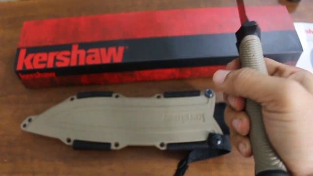 มีดเดินป่า Kershaw Camp 10 นิ้ว Tan 1077