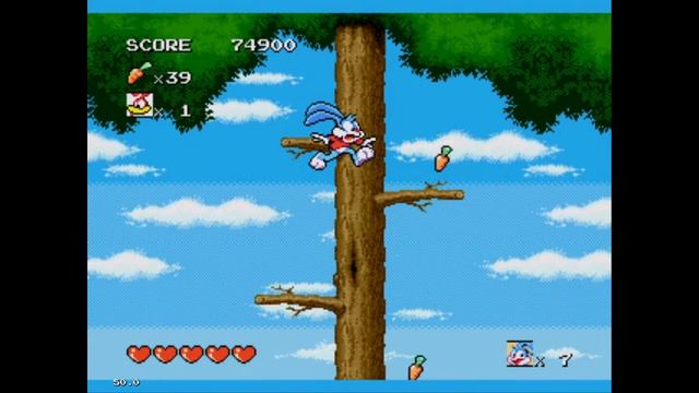 Tiny Toon Adventures : Buster's Hidden Treasure. Part 5.  Sega Genesis.