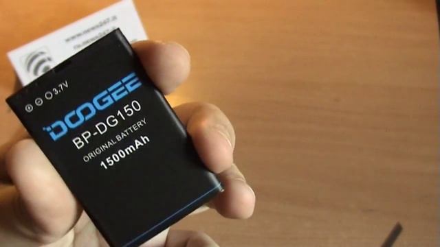 [Apžvalga] Li-Ion baterija Doogee Titans DG150 telefonui iš DX.com