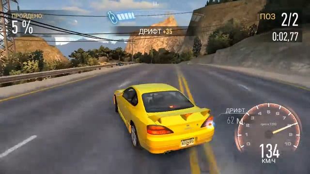 Прохождение события на  Nissan Silvia Spec R в NFS NL (5.2)