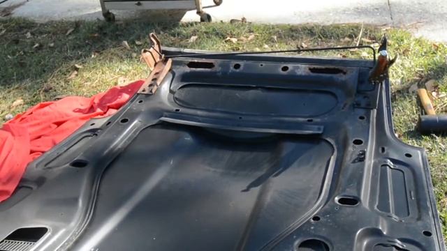 1982 Datsun 280ZX torsion spring hood removal and install