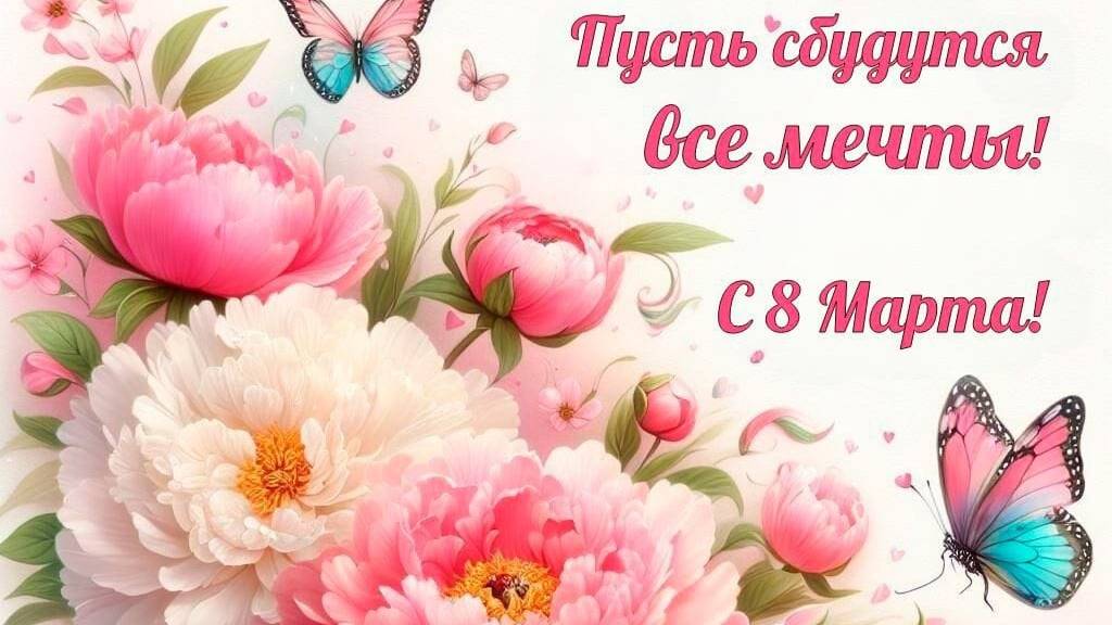 Поздравления к 8 марта. Март 2025