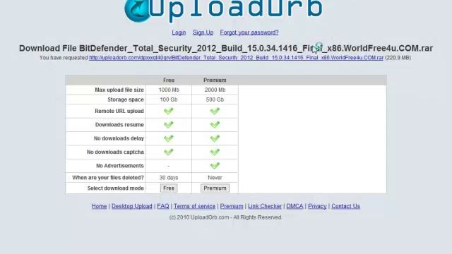 Download Bitdefender Total Security 2012 Build 15.0.34.1416 Cracked
