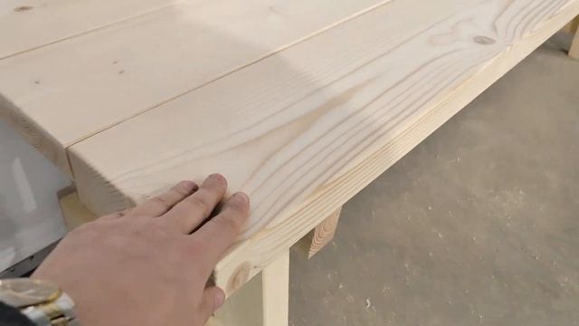 Лавка из массива Сосны под заказ