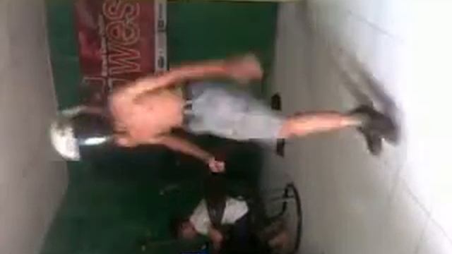 Rhevy Break Dance to the song LIMFAO