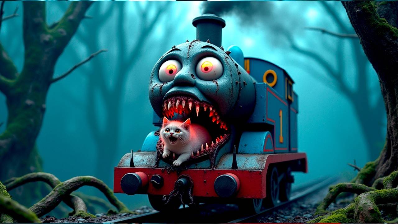 ТОМАС ПОЕЗД ПОЖИРАТЕЛЬ сражается с ТАНКОМ в ЭПИЧЕСКОЙ битве История трансформации