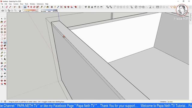 SketchUp Tutorial | Tool Menu Bar | Interact | Part 1 | Tagalog
