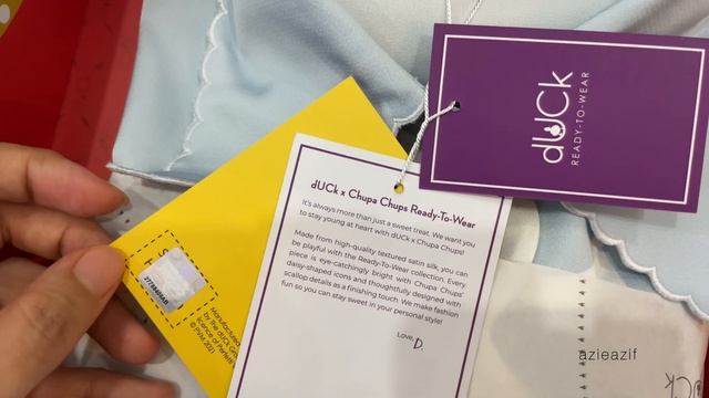 dUCk x Chupa Chups Ready-To-Wear | Collar Shirt - Lemonade Close-Up