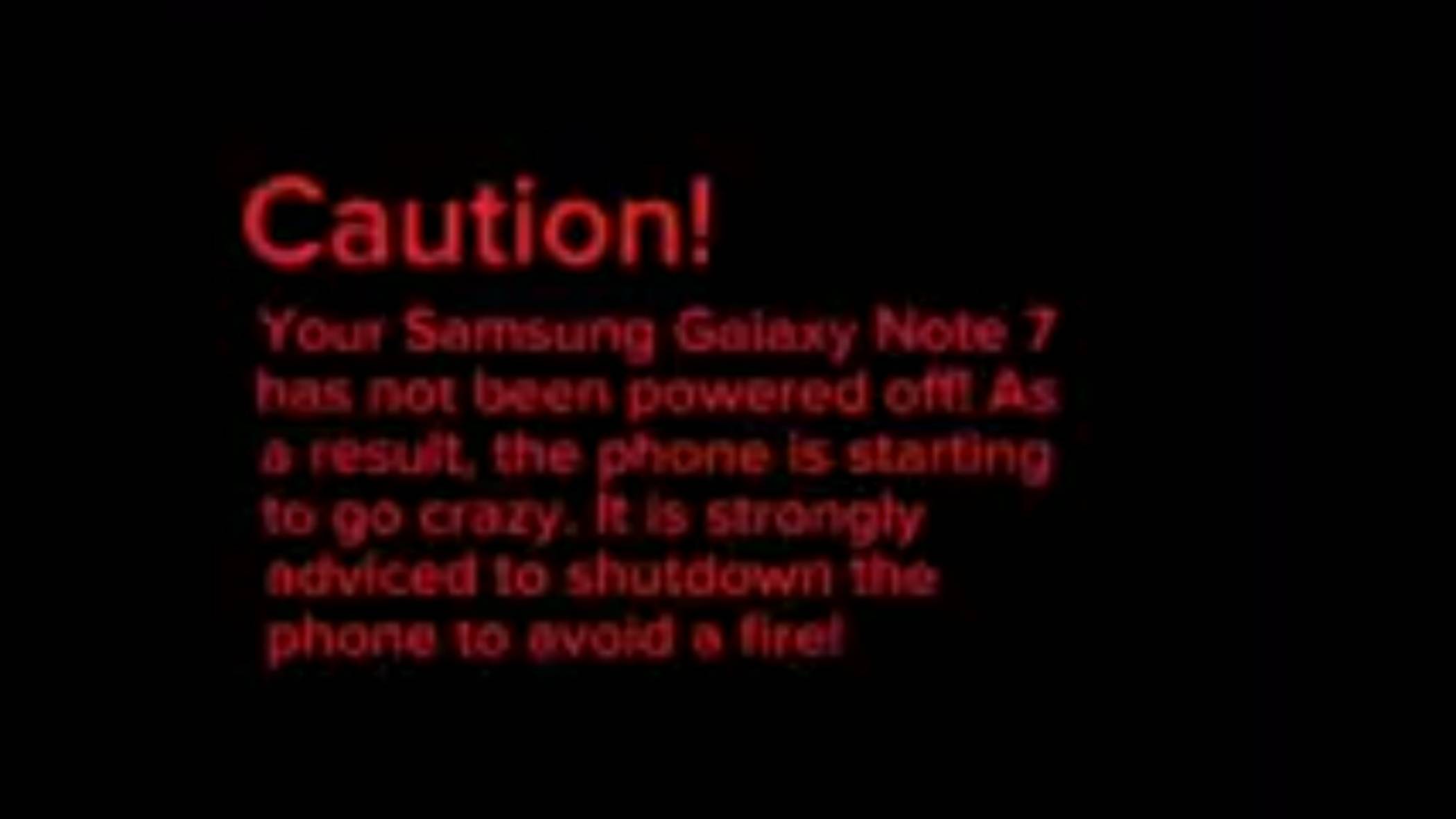 Экран Samsung Galaxy Note 7 при взрыве (Обновлённый и расширенный)
