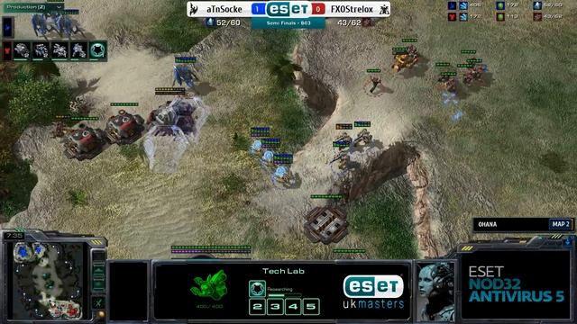 ESET UK Masters Online Qualifier #1 - [T] Strelok vs [P] Socke - Map 2
