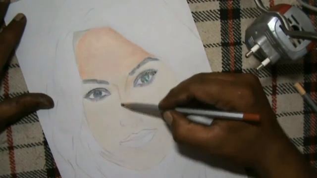 Drawing Olivia Wilde actress face