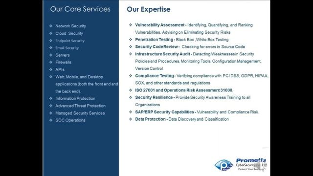 Prometis Cyber Security Pvt. Ltd. || Brochure
