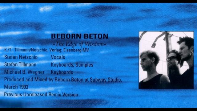 Beborn Beton - The Edge Of Wisdom (B-Mix)