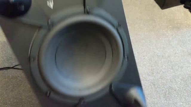 Onkyo SKW-501E active powered home theatre subwoofer speaker overview bass sound test