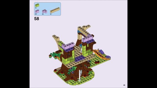 Lego Friends 41335 - Mia's Tree House - Building Instructions