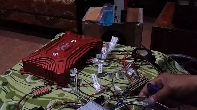 How to wiring Sony Car Stereo model DSX-A35UE+Sony Xplod 250 Watts amplifier remote control theory!