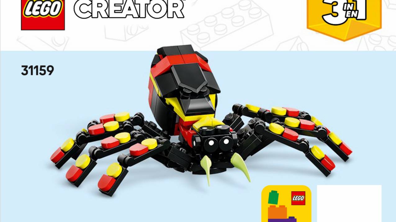 LEGO. Лего. паук. LEGO Creator 31159#животные#звери#