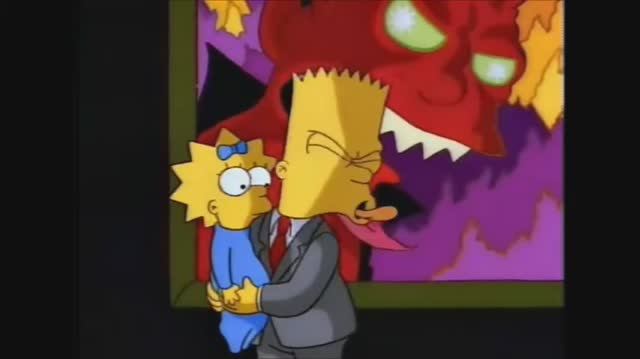 Los Simpson: Bart en la galería del horror presenta "El Diablo y Homero Simpson"