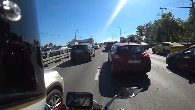 Moscow ebike riding / На электро мотоцикле по Москве