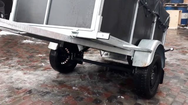 Причіп оцинкований з висотою бортів 60см. Купчак Прицепи