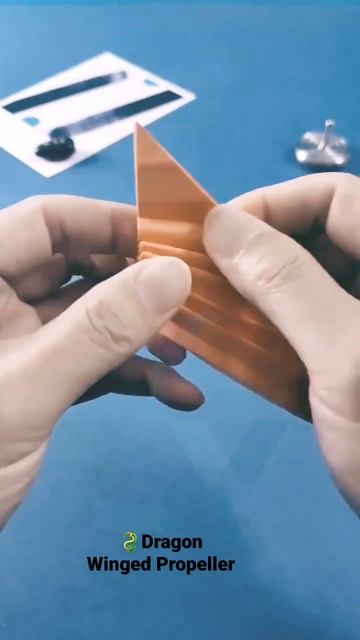 origami Dragon Winged Propeller || the ultimate DIY toy #shorts #short #viral #trending #origami#di